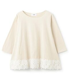 petit main LIEN / プティマイン リアン Tシャツ | 【リンク】レースAラインTシャツ