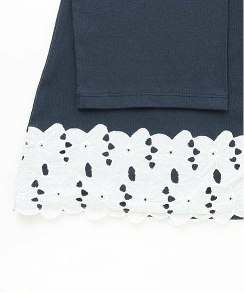 petit main LIEN / プティマイン リアン Tシャツ | 【リンク】レースAラインTシャツ | 詳細7