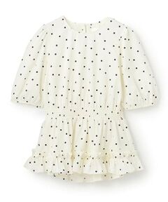 petit main LIEN / プティマイン リアン その他トップス | 【リンク】パフスリーブ柄チュニック