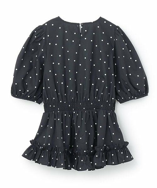 petit main LIEN / プティマイン リアン その他トップス | 【リンク】パフスリーブ柄チュニック | 詳細1