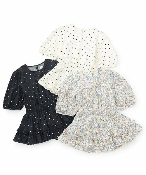 petit main LIEN / プティマイン リアン その他トップス | 【リンク】パフスリーブ柄チュニック | 詳細7