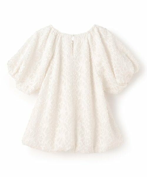 petit main LIEN / プティマイン リアン シャツ・ブラウス | 【リンク】ジャガードバルーンブラウス | 詳細1