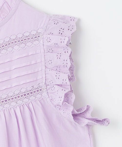 petit main LIEN / プティマイン リアン その他トップス | 【リンク】オーバーレースチュニック | 詳細3