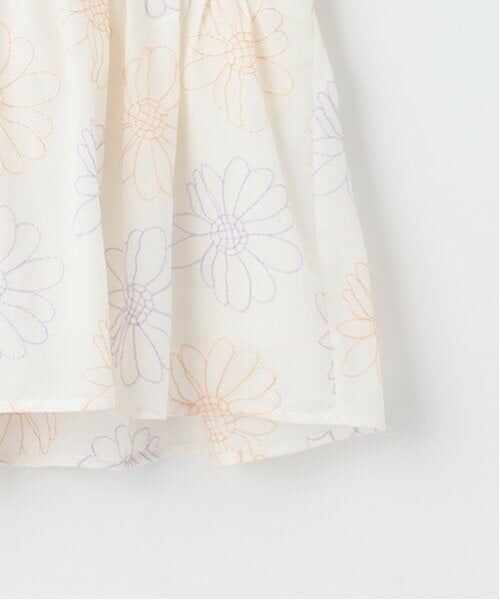 petit main LIEN / プティマイン リアン Tシャツ | 【リンク】お花刺しゅうドッキングT | 詳細7