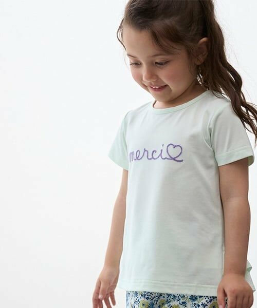 petit main LIEN / プティマイン リアン Tシャツ | 【水陸両用】ロゴ刺しゅうTシャツ | 詳細4