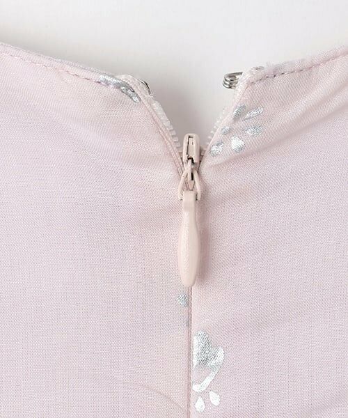 petit main LIEN / プティマイン リアン ミニ丈・ひざ丈ワンピース | 【リンク】箔プリントワンピース | 詳細13