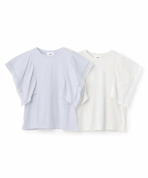 petit main LIEN / プティマイン リアン Tシャツ | 【接触冷感/親子リンク】レースTシャツ | 詳細13