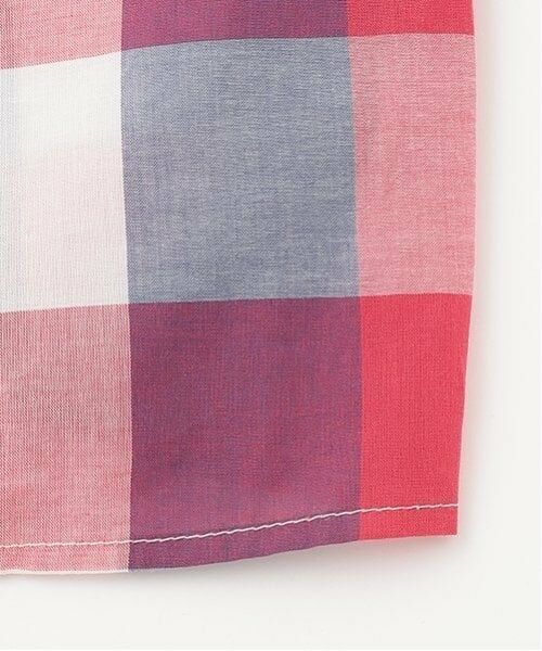 petit main LIEN / プティマイン リアン ミニ丈・ひざ丈ワンピース | 【リンク】肩あきチェックワンピース | 詳細12