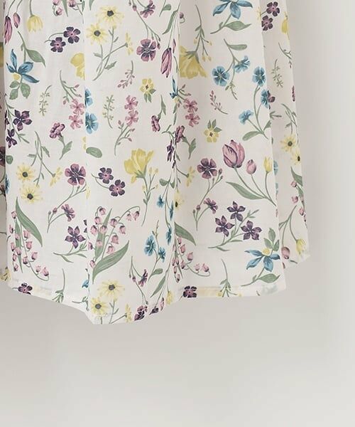 petit main LIEN / プティマイン リアン ミニ丈・ひざ丈ワンピース | 【リンク】ラメストライプ/花柄ワンピース | 詳細15