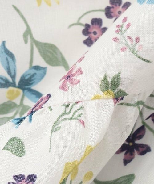 petit main LIEN / プティマイン リアン ミニ丈・ひざ丈ワンピース | 【リンク】ラメストライプ/花柄ワンピース | 詳細19