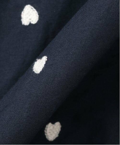 petit main LIEN / プティマイン リアン ミニ丈・ひざ丈ワンピース | 【リンク】ハート刺しゅうワンピース | 詳細10