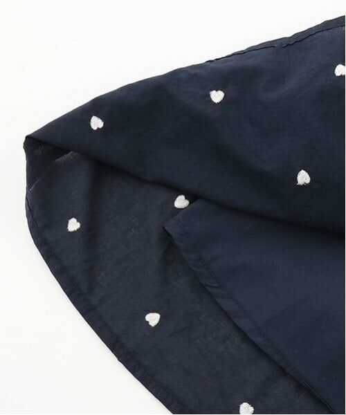 petit main LIEN / プティマイン リアン ミニ丈・ひざ丈ワンピース | 【リンク】ハート刺しゅうワンピース | 詳細8