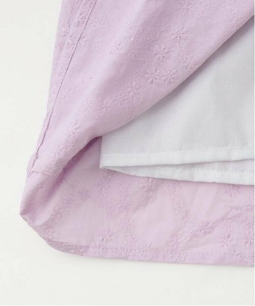 petit main LIEN / プティマイン リアン ミニ丈・ひざ丈ワンピース | 【リンク】レースワンピース | 詳細8