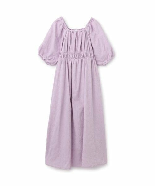 petit main LIEN / プティマイン リアン ミニ丈・ひざ丈ワンピース | 【リンク】レースワンピース（ラベンダー）