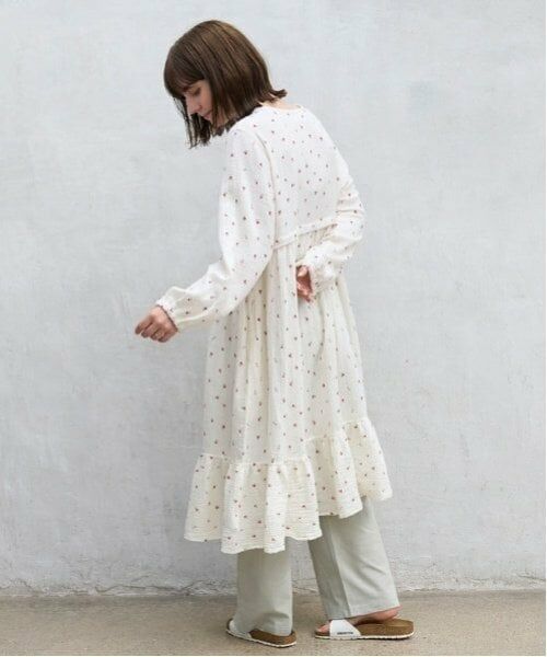 petit main LIEN / プティマイン リアン ルームウェア | 【リンク】Wガーゼ×カットパジャマ | 詳細1