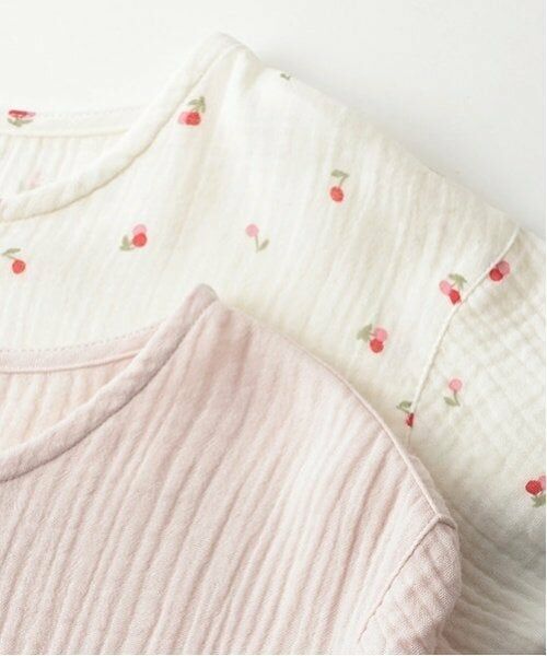 petit main LIEN / プティマイン リアン ルームウェア | 【リンク】Wガーゼ×カットパジャマ | 詳細17