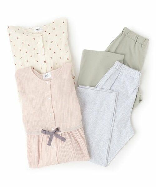 petit main LIEN / プティマイン リアン ルームウェア | 【リンク】Wガーゼ×カットパジャマ | 詳細18