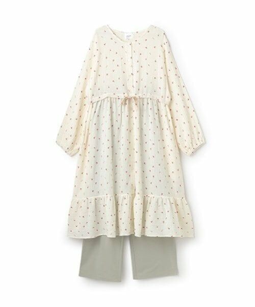 petit main LIEN / プティマイン リアン ルームウェア | 【リンク】Wガーゼ×カットパジャマ | 詳細19