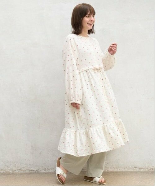 petit main LIEN / プティマイン リアン ルームウェア | 【リンク】Wガーゼ×カットパジャマ | 詳細2