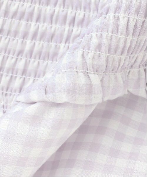 petit main LIEN / プティマイン リアン ミニ丈・ひざ丈ワンピース | 【リンク】スモッキングワンピース | 詳細11