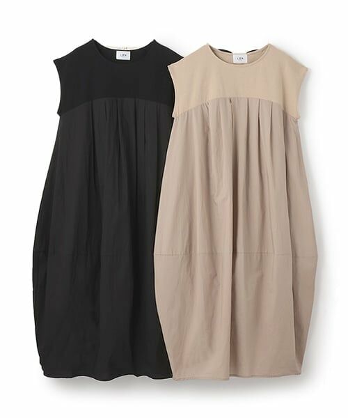 petit main LIEN / プティマイン リアン ミニ丈・ひざ丈ワンピース | 【リンク】バルーンワンピース | 詳細13