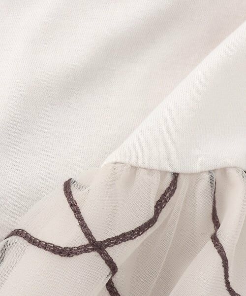 petit main LIEN / プティマイン リアン その他トップス | 【リンク】チェーン刺しゅうチュールチュニック | 詳細10