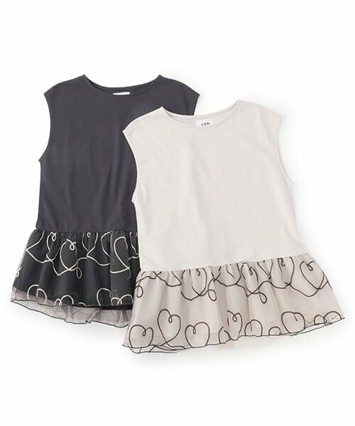 petit main LIEN / プティマイン リアン その他トップス | 【リンク】チェーン刺しゅうチュールチュニック | 詳細11