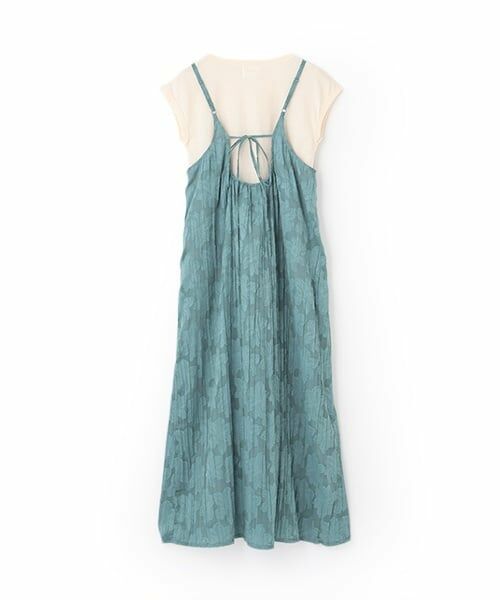 petit main LIEN / プティマイン リアン ミニ丈・ひざ丈ワンピース | 【リンク】ジャガードキャミワンピセット | 詳細6