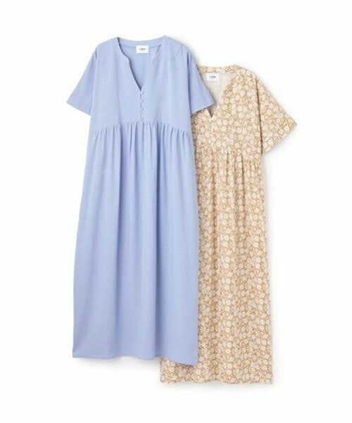 petit main LIEN / プティマイン リアン ミニ丈・ひざ丈ワンピース | 【親子リンク】総柄ロングワンピース | 詳細10