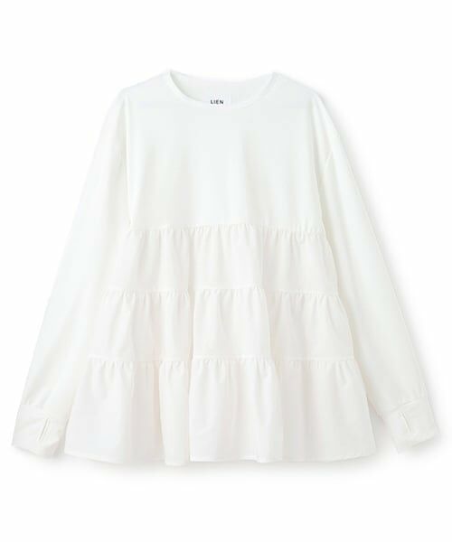 petit main LIEN / プティマイン リアン 水着・スイムグッズ | 【SWIM】【リンク】ティアードラッシュガード（オフ ホワイト）