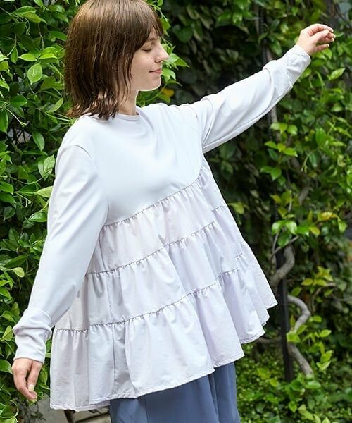 petit main LIEN / プティマイン リアン 水着・スイムグッズ | 【SWIM】【リンク】ティアードラッシュガード | 詳細1