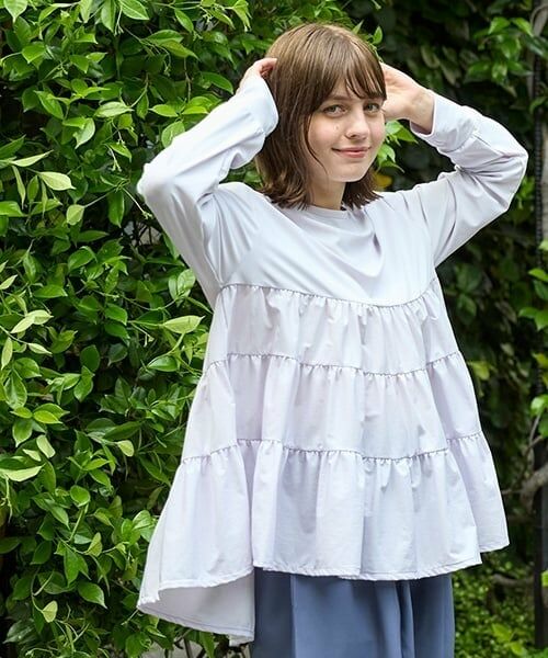 petit main LIEN / プティマイン リアン 水着・スイムグッズ | 【SWIM】【リンク】ティアードラッシュガード | 詳細2