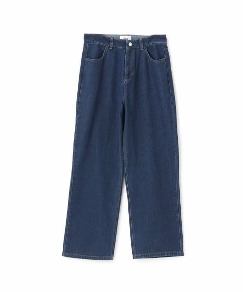 petit main LIEN / プティマイン リアン その他パンツ | デニムバレルパンツ（紺）