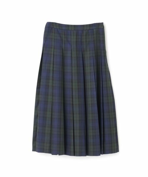 petit main LIEN / プティマイン リアン ミニ・ひざ丈スカート | 【親子リンク】プリーツスカート（紺）