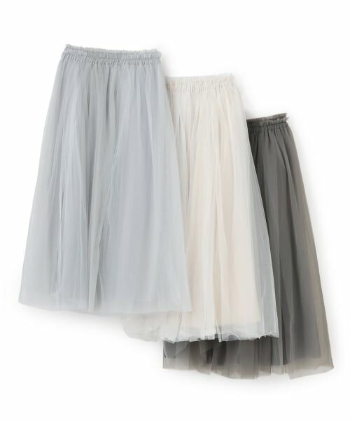 petit main LIEN / プティマイン リアン ミニ・ひざ丈スカート | 【バレエ】チュールスカート | 詳細7