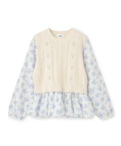 petit main LIEN / プティマイン リアン その他トップス | 【リンク】ベストドッキングチュニック