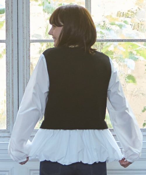 petit main LIEN / プティマイン リアン その他トップス | 【リンク】ベストドッキングチュニック | 詳細1