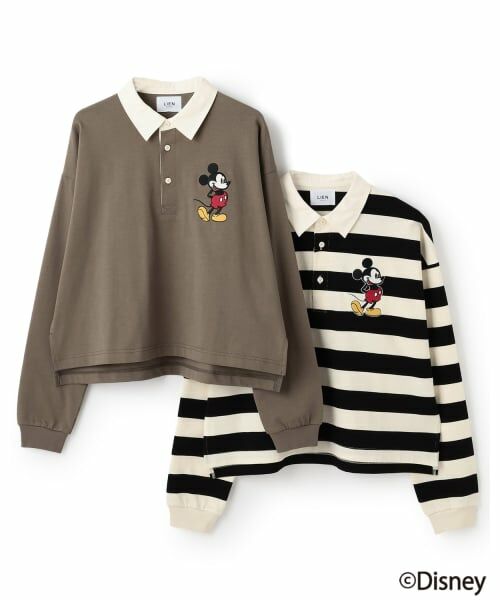 petit main LIEN / プティマイン リアン Tシャツ | 【Disney・リンク】ラガーTシャツ | 詳細7