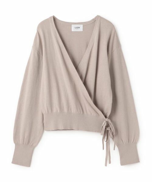petit main LIEN / プティマイン リアン カーディガン・ボレロ | 【バレエ/親子リンク】ニットカシュクール（薄ベージュ）