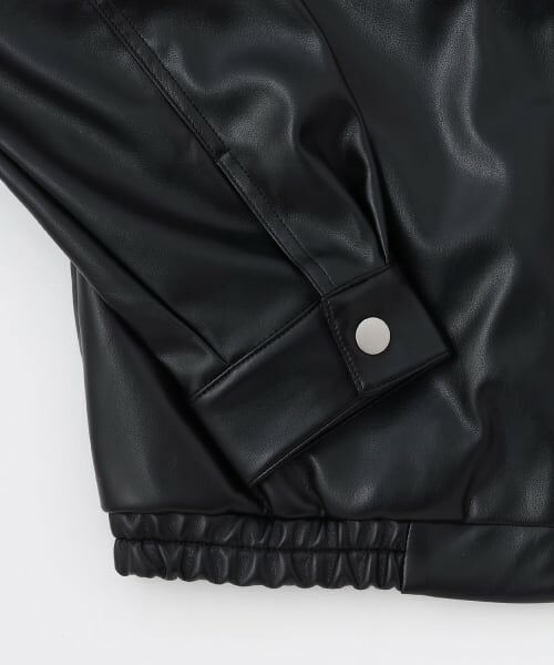 petit main LIEN / プティマイン リアン ブルゾン | 【親子リンク】合皮ジャケット | 詳細8