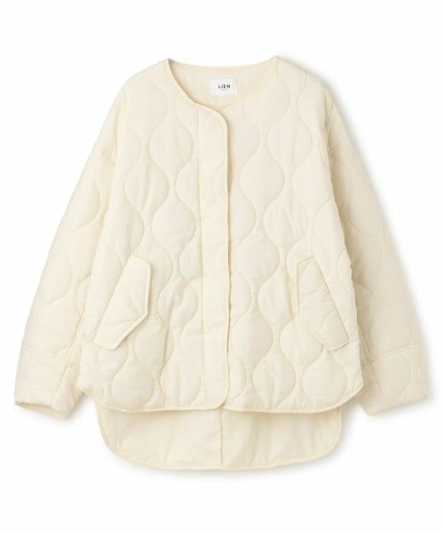 petit main LIEN / プティマイン リアン ブルゾン | 【親子リンク/撥水加工】キルティングジャケット（アイボリー）
