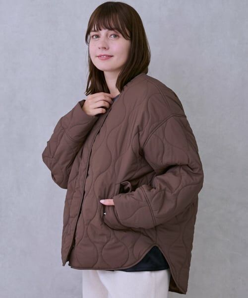 petit main LIEN / プティマイン リアン ブルゾン | 【親子リンク/撥水加工】キルティングジャケット | 詳細1