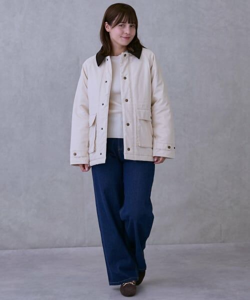 petit main LIEN / プティマイン リアン その他アウター | 【親子リンク】ツイル中綿ダスターコート | 詳細3