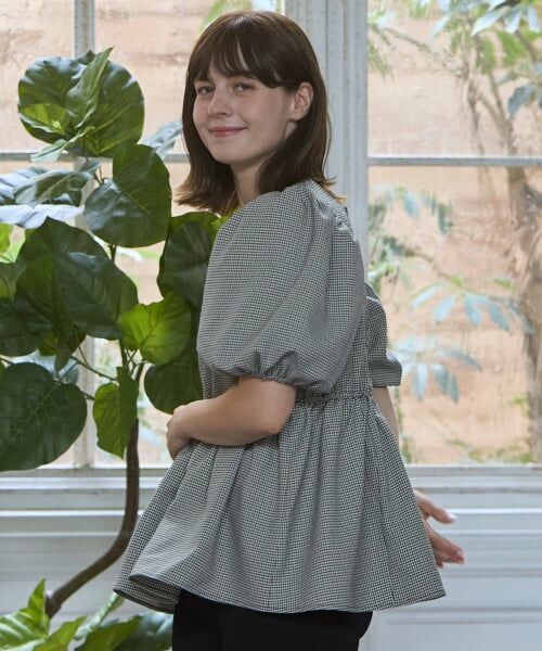 petit main LIEN / プティマイン リアン その他トップス | 【親子リンク】袖パフチュニック | 詳細1