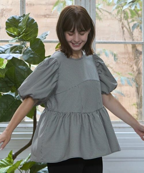 petit main LIEN / プティマイン リアン その他トップス | 【親子リンク】袖パフチュニック | 詳細2