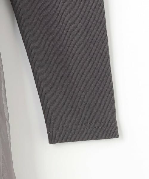 petit main LIEN / プティマイン リアン ミニ丈・ひざ丈ワンピース | 【リンク】フレアチュールワンピース | 詳細8