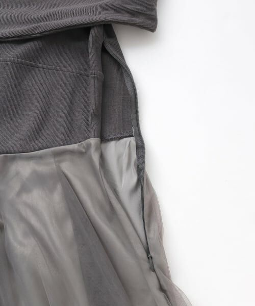 petit main LIEN / プティマイン リアン ミニ丈・ひざ丈ワンピース | 【リンク】フレアチュールワンピース | 詳細9