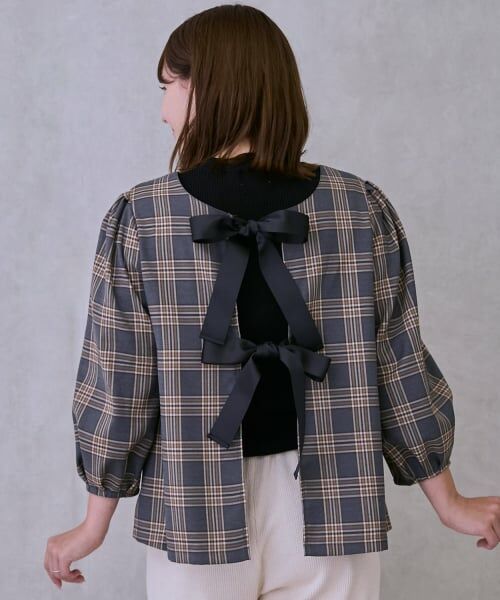 petit main LIEN / プティマイン リアン シャツ・ブラウス | 【親子リンク】前後2WAYプルオーバー | 詳細4