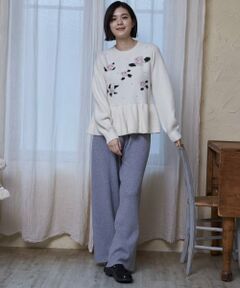 petit main LIEN / プティマイン リアン その他パンツ | 【親子リンク/フワもちっと】ニットパンツ