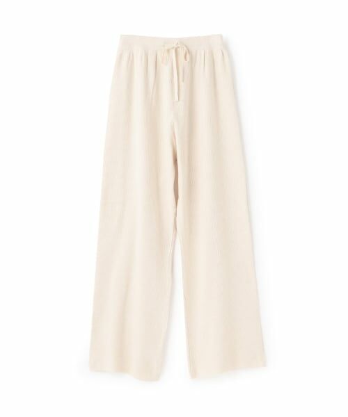 petit main LIEN / プティマイン リアン その他パンツ | 【親子リンク/フワもちっと】ニットパンツ（オフ ホワイト）